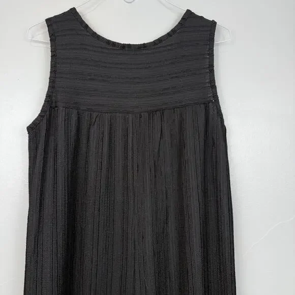 Umgee Black Sleeveless Jumpsuit NWT Small | Minimalist Boho Coastal Chic - Picture 4 of 7